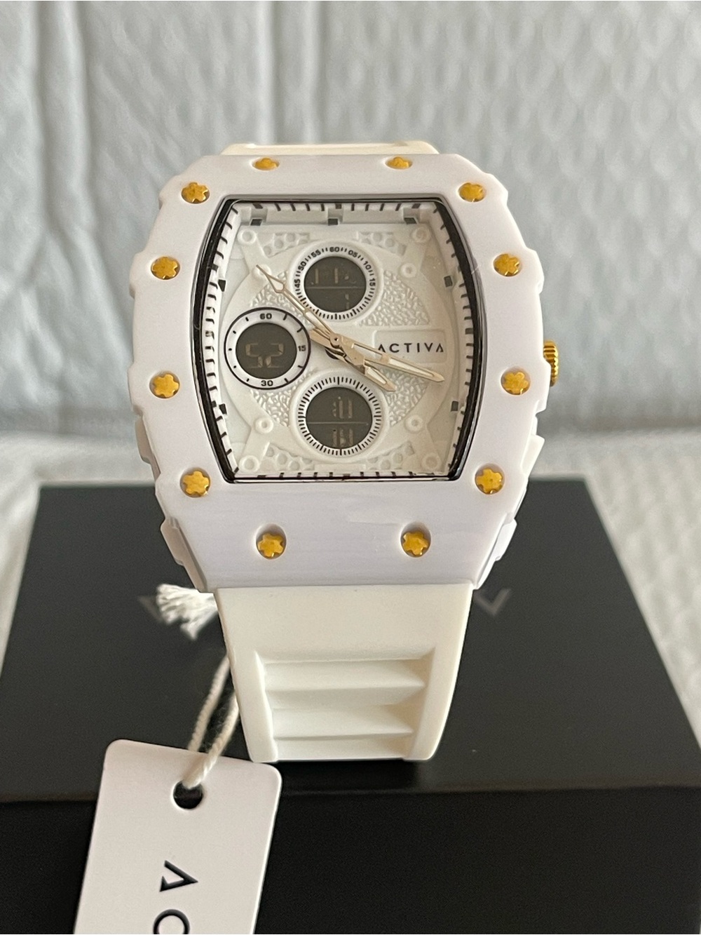 Activa X Invicta Digital Essentials Men's Watch - 42.8mm, White new - Picture 10 of 12